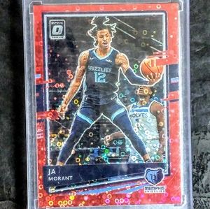 2021-22 Ja Morant optic red disco numbered 06 /85